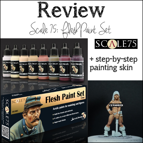 MaGie Miniature Painting: Review: Flesh Paint Set by Scale 75